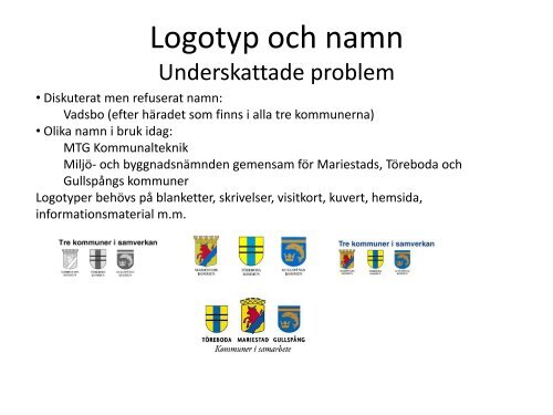 Erfarenheter av och möjligheter med samarbetet inom Miljö- och ...