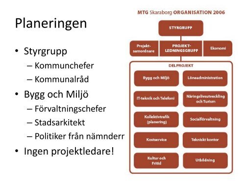 Erfarenheter av och möjligheter med samarbetet inom Miljö- och ...