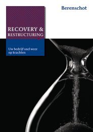 Recovery en restructuring - Berenschot