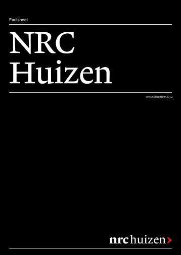 Factsheet - NRC Huizen