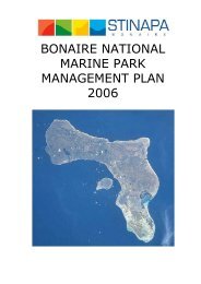 bonaire national marine park management plan 2006 - DCNA