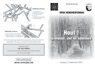 lay-out open monumentendag - Overijse