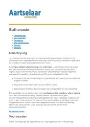 Euthanasie - Overlijden - Levensweg - Wonen en leven ...