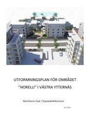 Utformningsplan Horelli - Mariehamns stad