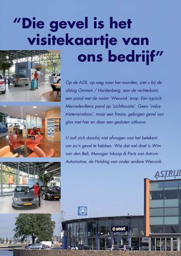 “Die gevel is het visitekaartje van ons bedrijf”