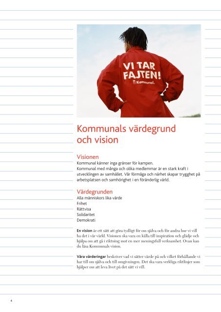 Kommunals värdegrund och vision