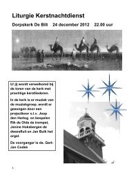 Liturgie Kerstnachtdienst 2012 def.pdf - Dorpskerk De Bilt