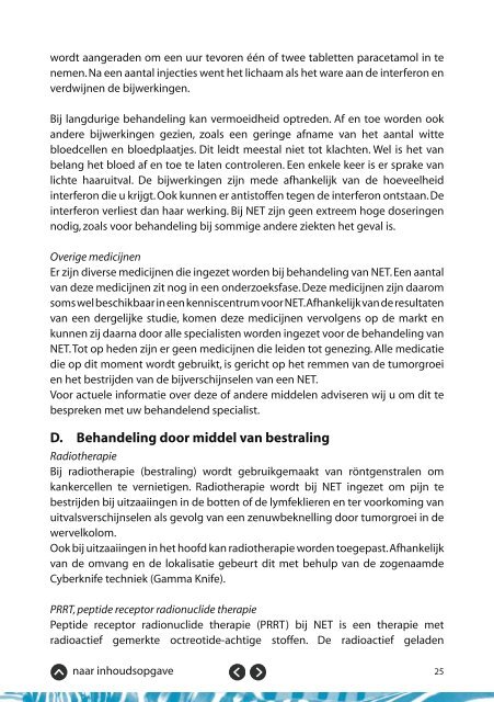 Informatie over neuro-endocriene tumoren (NET) in de ... - Somacare