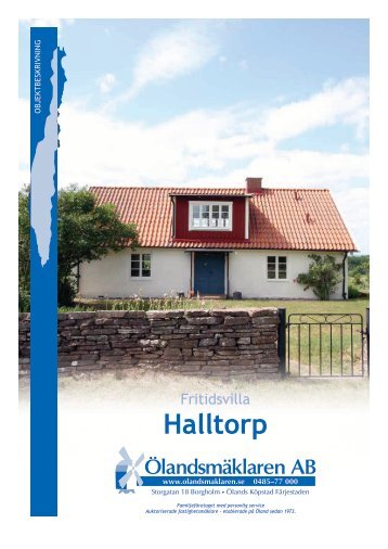 Halltorp - Ölandsmäklaren AB