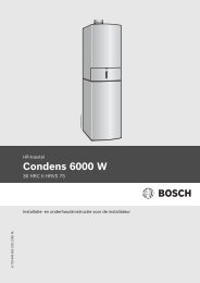 Condens 6000W 30HRC II HRVS 75 - Bosch Supportline