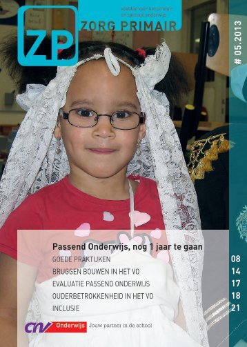 Passend Onderwijs, nog 1 jaar te gaan 08 14 17 ... - CNV Onderwijs