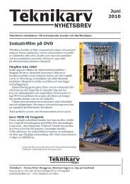 Nyhetsbrev juni 2010 - Teknikarv