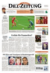 Gefahr für Fanmeilen? - ePaper - Zeitungsgruppe Lahn-Dill