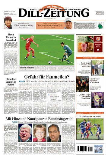 Gefahr für Fanmeilen? - ePaper - Zeitungsgruppe Lahn-Dill