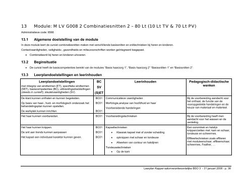 Kapper-salonverantwoordelijke - Stuurgroep Volwassenenonderwijs