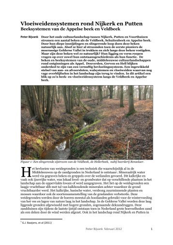 Artikel vloeiweiden - Historisch Geografische Artikelen