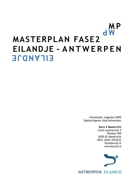 Masterplan Eilandje Fase 2 - AG Stadsplanning Antwerpen