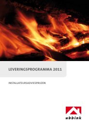 Leveringsprogramma 2011 Ubbink rookgasafvoer en ...