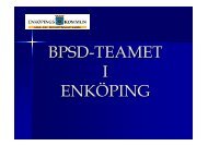 BPSD-TEAMET till Eskilstuna - Svenska Demensdagarna