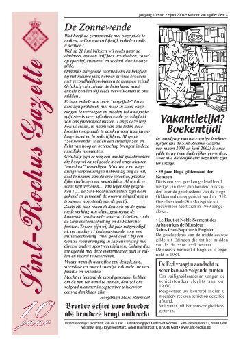 gazette juni 2004 - Gent
