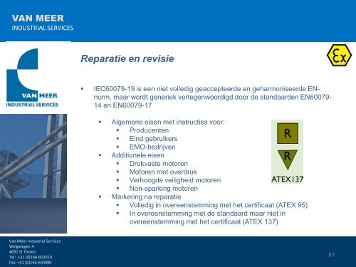 Download de presentatie in PDF formaat - Van Meer Industrial ...