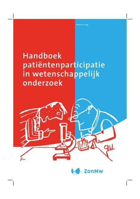 Handboek patiëntenparticipatie in wetenschappelijk onderzoek