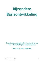 Bijzondere Basisontwikkeling, Ontwikkelingsgericht Onderwijs