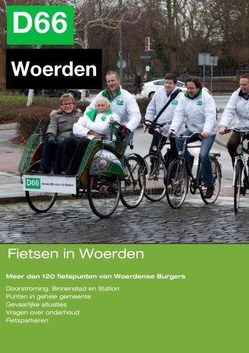 Klik hier om het Fietsrapport te downloaden - D66 Woerden