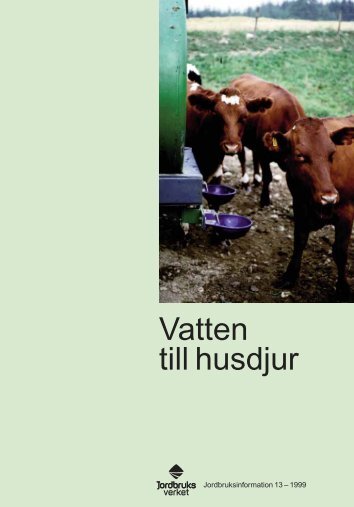 Vatten till husdjur