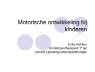 Motorische ontwikkeling bij kinderen