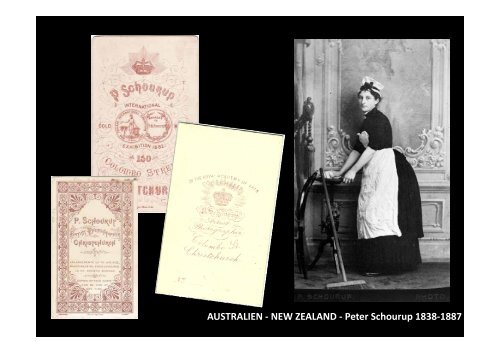 AUSTRALIEN - NEW ZEALAND - Peter Schourup 1838-1887 ...