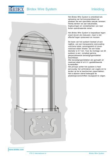 Birdex Wire System Inleiding - P.E.C. International