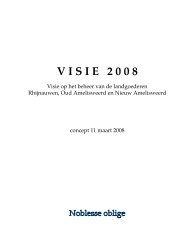 visie op het beheer van de landgoederen Rhijnauwen, Amelisweerd ...