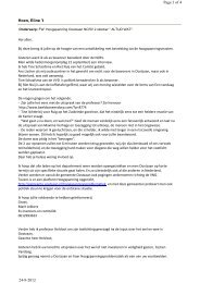 Hoen, Eline 't Page 1 of 4 24-9-2012 - Gemeente Oostzaan