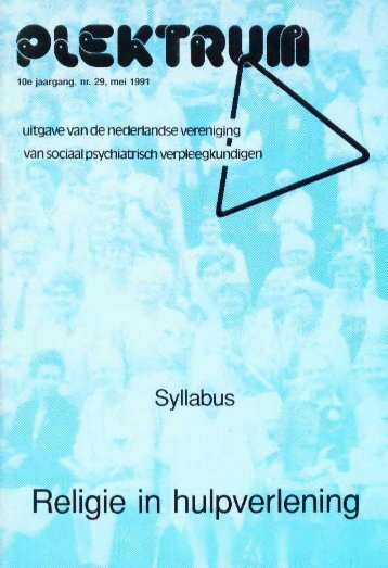 Plektrum Syllabus nr 29 mei 1991 NVSPV