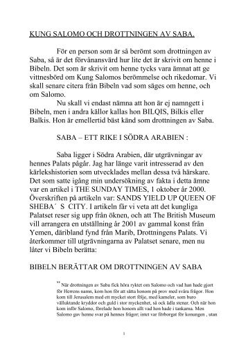 My library in PDF format/KUNG SALOMO OCH ... - Kristoffersen