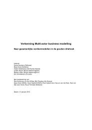 Verkenning Multi-actor business modelling - snellerinnoveren.nl