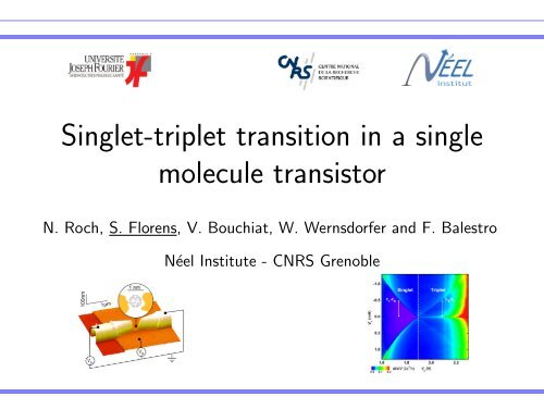 Neel Transition Institut Neel Logo YQI Seminar Olivier Buisson Institut NÉEL