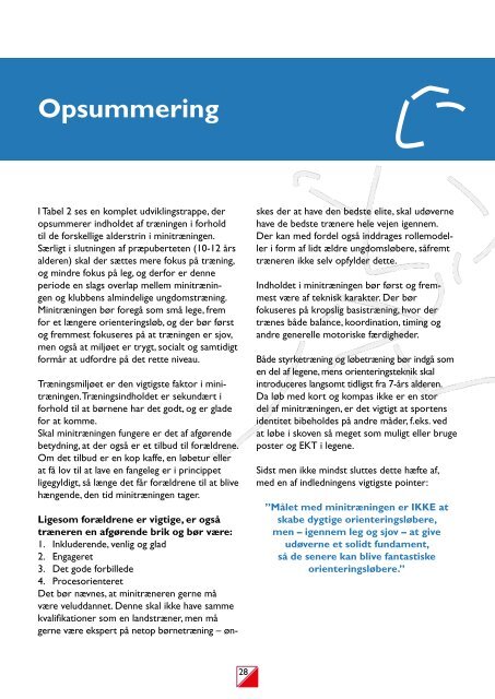 Minitræning - Dansk Orienterings-Forbund