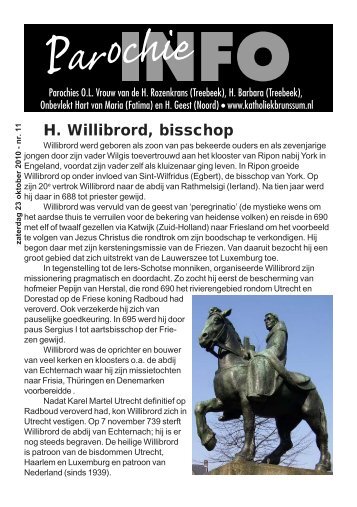 H. Willibrord, bisschop - Katholiek Brunssum