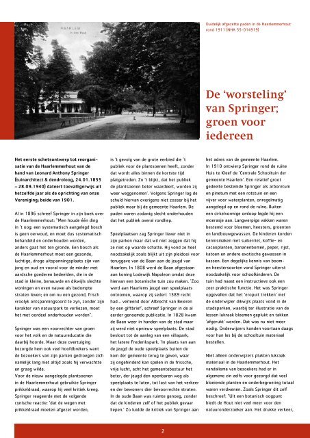 Nieuwsbrief september 2011 - Historische Vereniging Haerlem