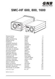 SMC-HF 600, 800, 1600 - Gnb-nordic.com