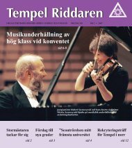 Tempel Riddaren - Tempel Riddare Orden