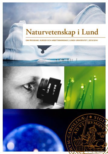 Ladda ner katalogen - Naturvetenskapliga fakulteten - Lunds ...