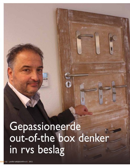 Gepassioneerde out-of-the box denker in rvs beslag - Ansae