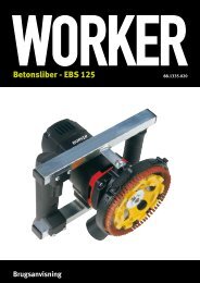 Betonsliber - EBS 125 - Worker