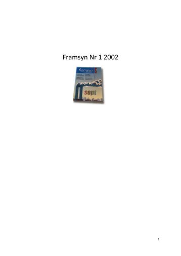 Framsyn Nr 1 2002.pdf - FOI