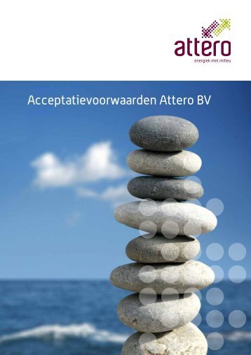 Acceptatievoorwaarden Attero BV