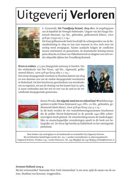 download de pdf - Holland Historisch Tijdschrift