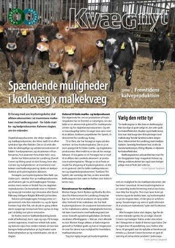 Kvæg Nyt nr. 23 - 2011 - Videncentret for Landbrug